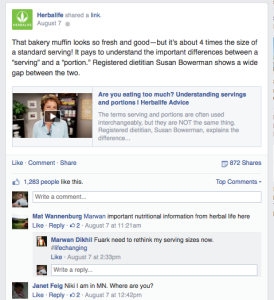 Herbalife_Facebook sample